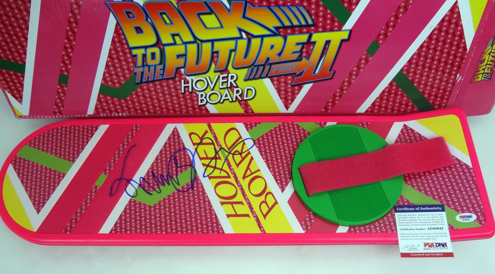 Michael J. Fox Signed Back To The Future Marty McFly Hoverboard