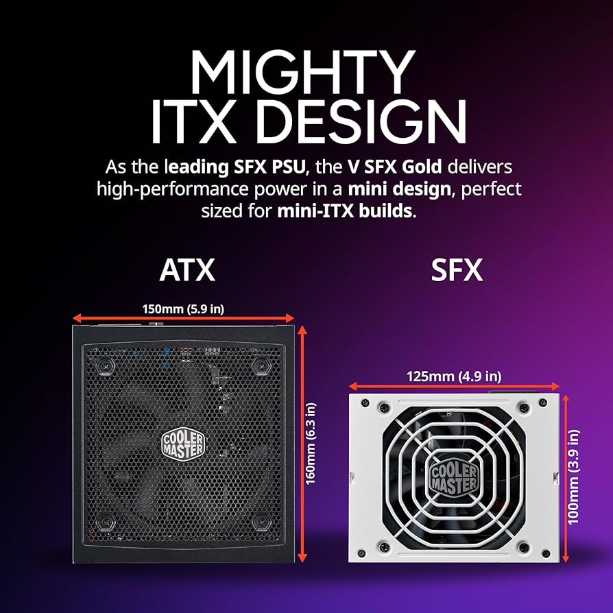 Amazon.com: Cooler Master V750 White SFX Gold ITX SFF