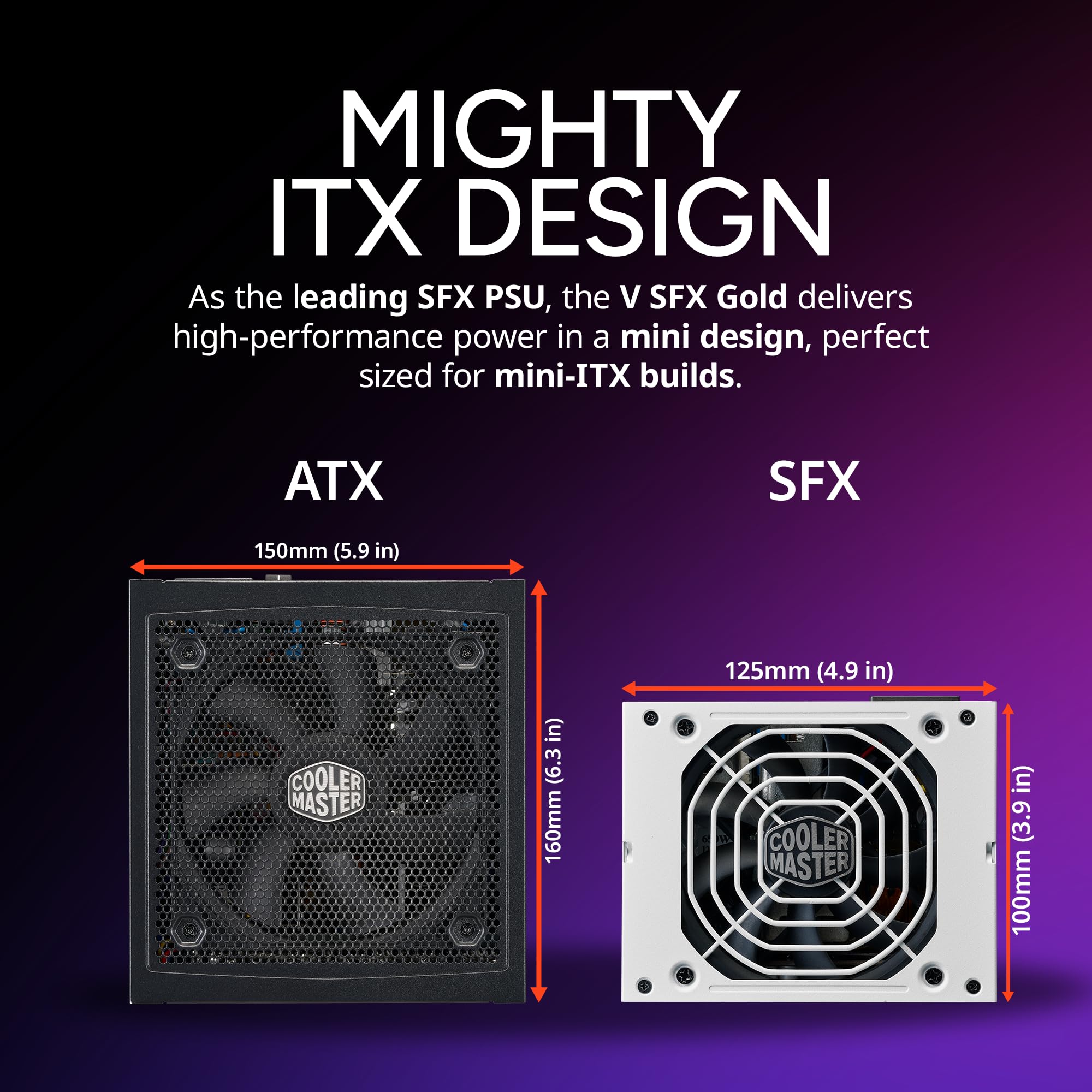 Amazon.com: Cooler Master V850 SFX Gold White ITX Full