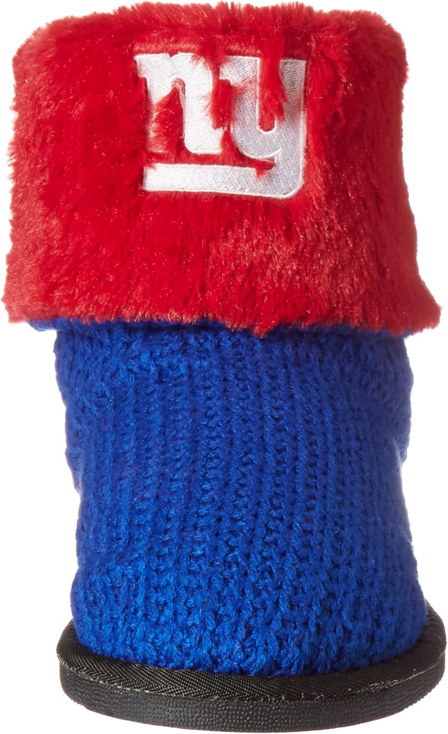 FOCO New York Giants Knit Team Color High End Button Boot Slipper Extra Large