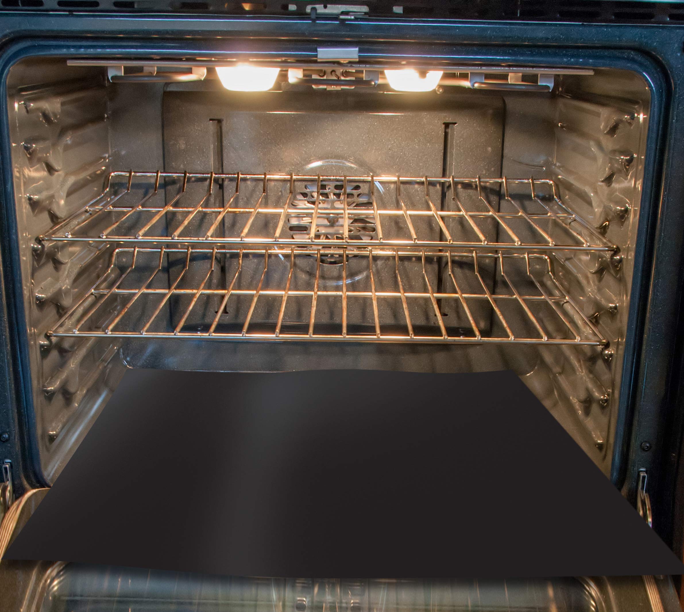 ToastabagsNon Stick Heavy Duty Oven Liner, Black, Suitable for Fan Assisted ovens