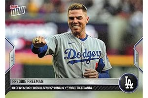 2022 Topps Now #404 Freddie Freeman Keeps Rolling: Receives 2021 Atlanta Braves...
