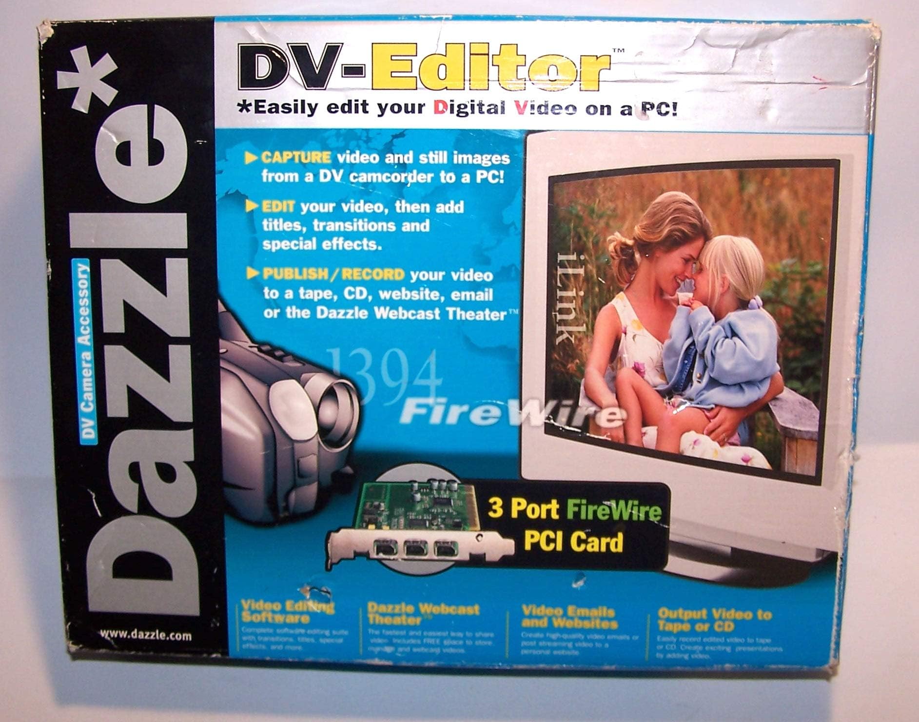 DAZZLE DV.now Audio Video Editing System Capture Card for PC