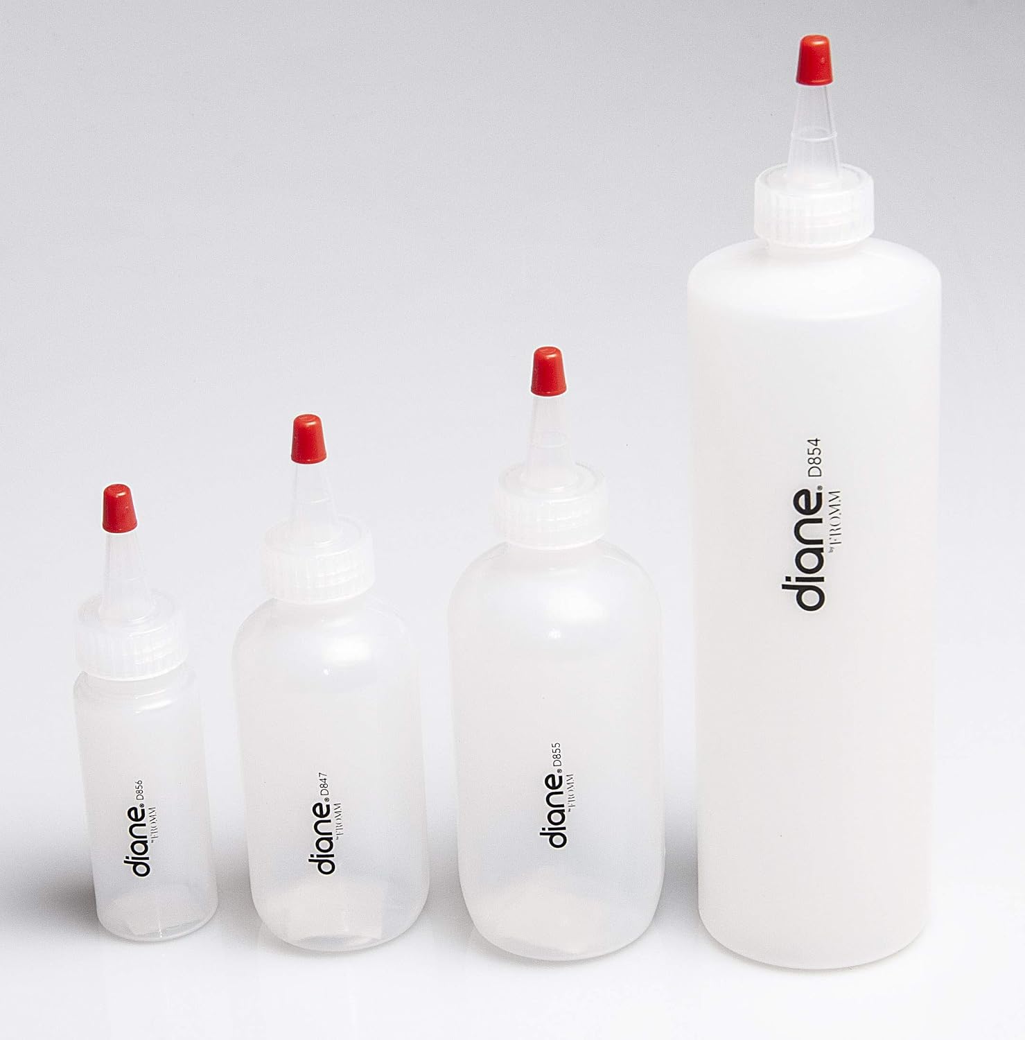 Diane D855 Applicator Bottle 6oz, Clear (dia18-6-oz-bottle)