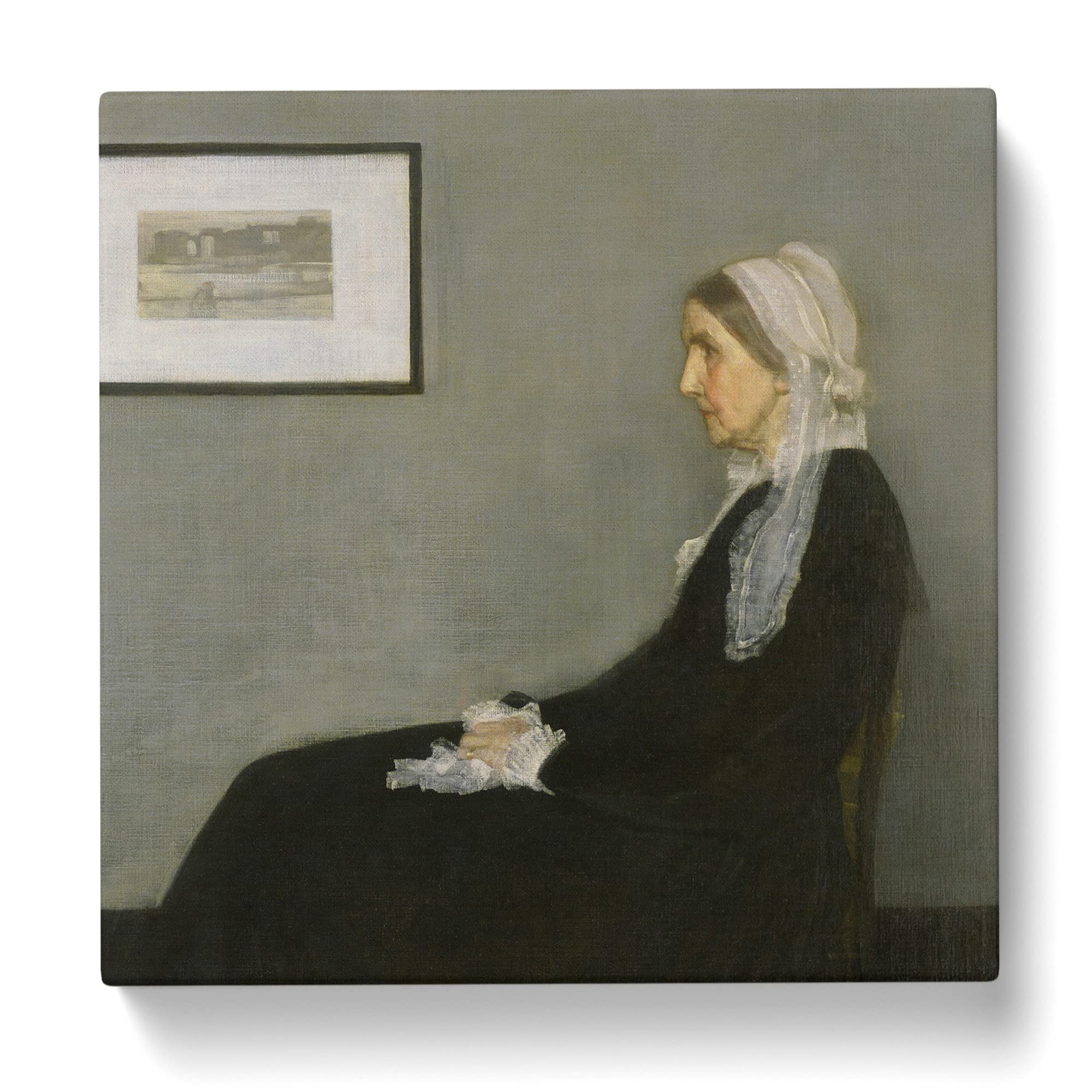 Artists Mother Vol.1 by James McNeill Whistler Canvas Print, Mixed, 35L x 35W cm - Image 3