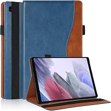 Case for Samsung Galaxy Tab A7 Lite 8.7 inch 2021 Case SM-T220 / T225 Bussiness Premium PU Leather Folio Stand Cover Flip Shell with Card Slot for Galaxy Tab A7 Lite 8.7 Tablet -Navy Blue