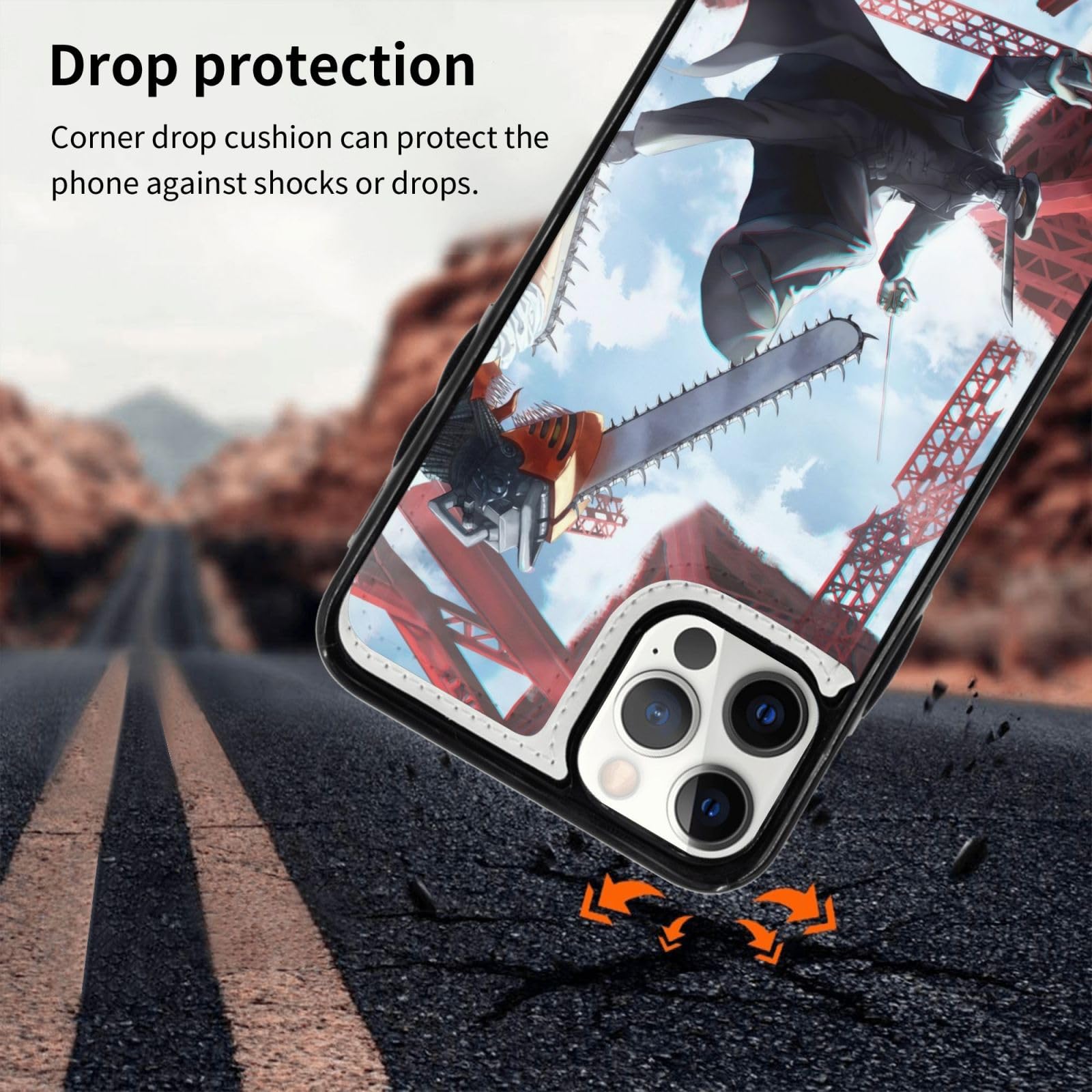 Amazon.co.jp: Compatible with チェンソーマン iPhone16ProMax手帳型