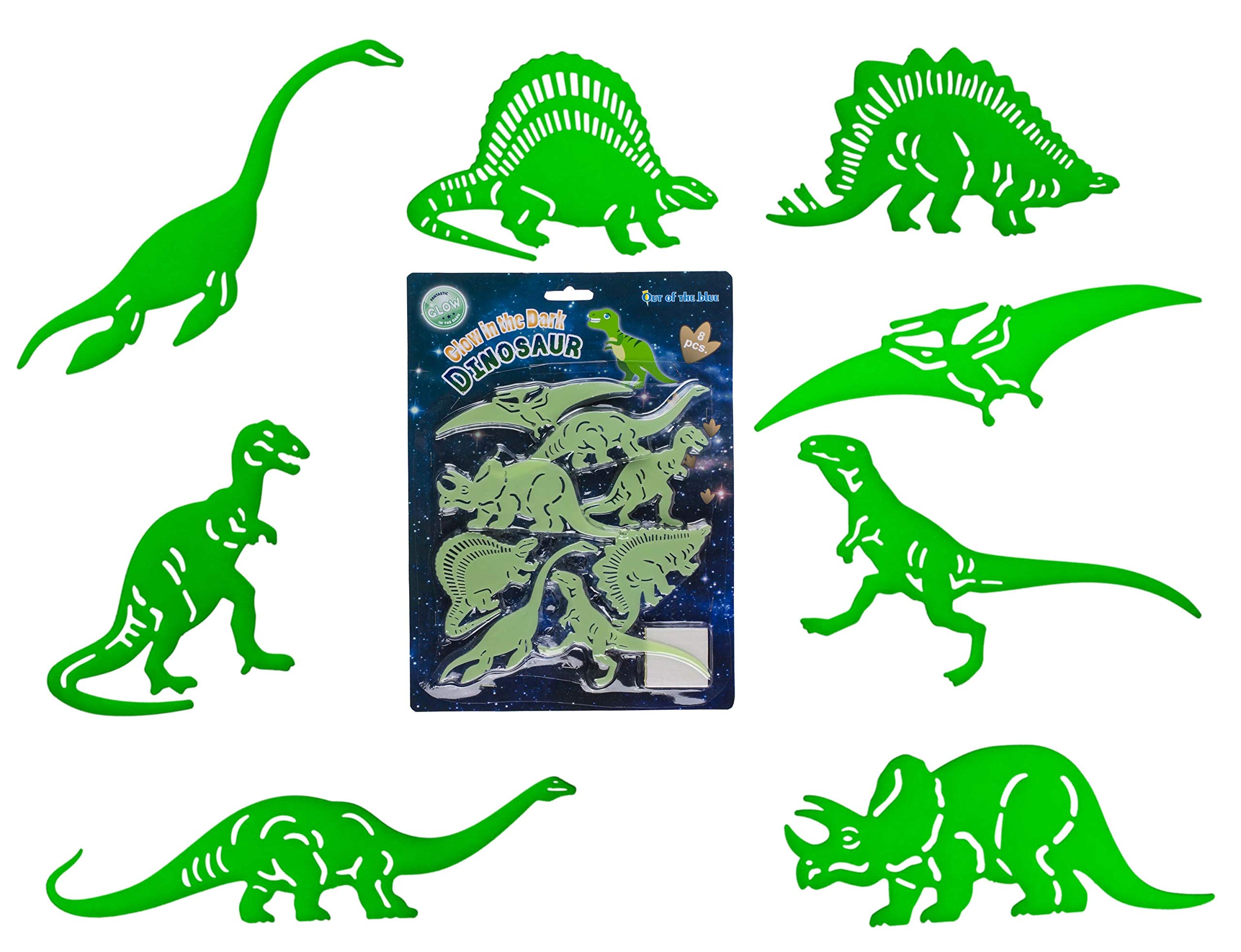 Kenzies Direct Boys Dark Glow In The Dinosaur Wall Stickers Novelty Girls Christmas Xmas Birthday Top Selling Gift Present Stocking Filler