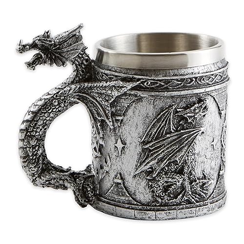 Miniatura 2 de SERPENTINE DRAGON, 5.75" x 3.5" x 5", Taza multicolor