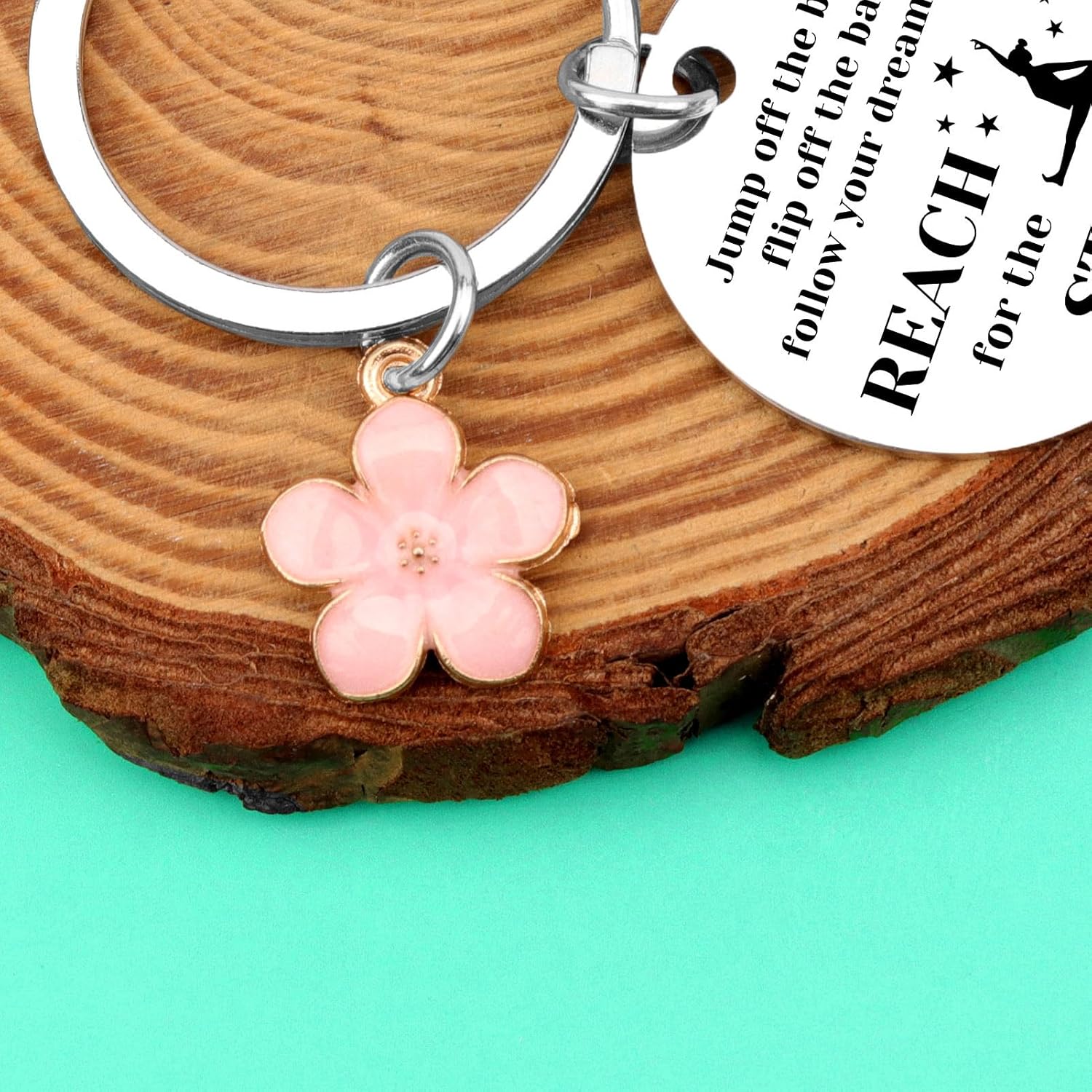 Dabihu Gymnastics Team Gifts Keychain Thank You Jewelry Gymnast Coach Keychain Gymnast Girls Inspirational Gift Gymnastics Enthusiast Gift - Image 4