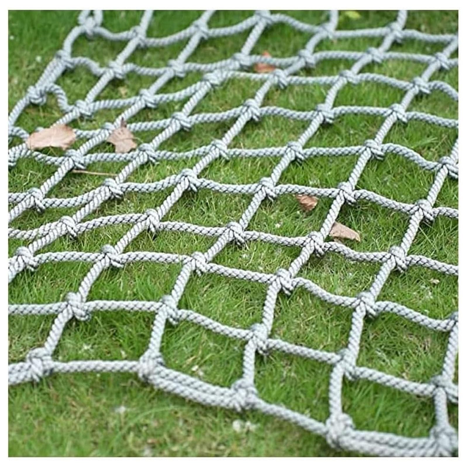 Amacthysh Outdoor Climbing Nets for Kids Adults, Safety Nets Rope Ladder Climbing Cargo Nets Backyard Playground Climbing Tree House Accessories Balcony Railing Protection,1 * 5m