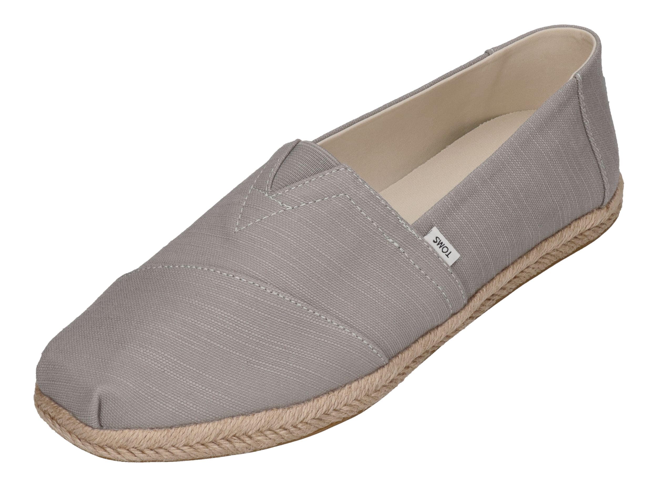 TOMS Men's Alpargata Rope Loafer Flat, Medium Grey, 7.5 UK