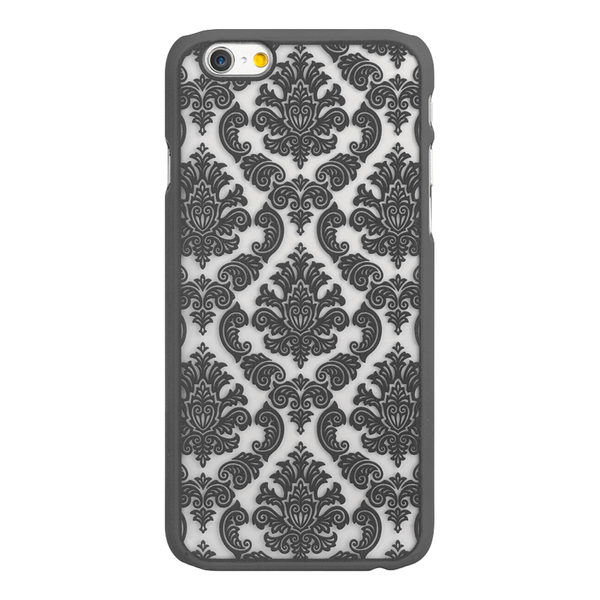 SumacLifeLace Design TPU Skin Cover for Apple iPhone 6 - Retail Packaging - Black