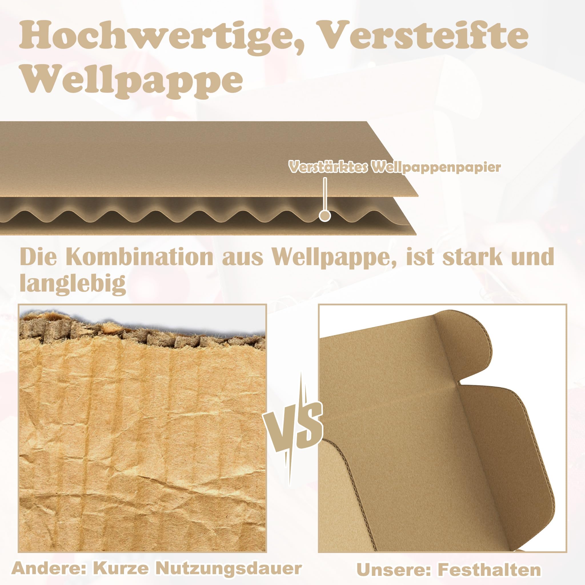 TOPPERFUN 20 Stuks Golfkartonnen vliegtuigdoos postboxen dozen voor het verplaatsen van verpakkingen pakboxen kartonnen verhuisdozen schoenendozen karton verzenddozen Papier Khaki