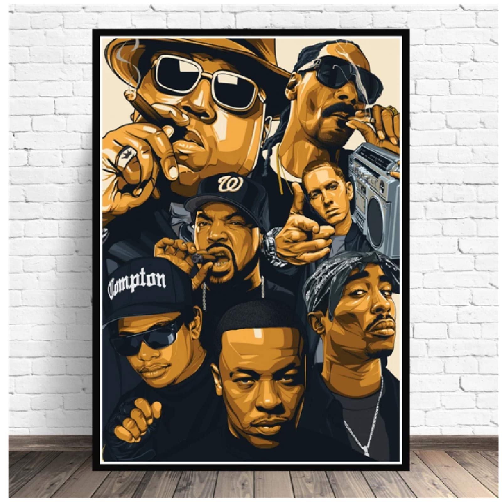 2パックの額入りポスターです！ 1998's 2PAC 額入りポスター - アンティーク、ビンテージの