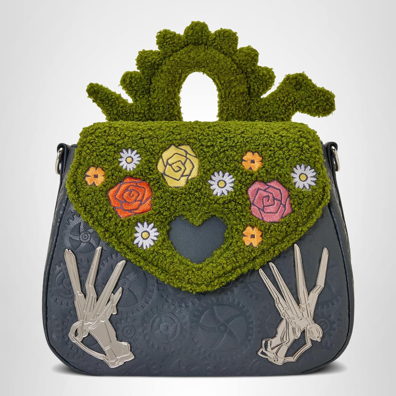 Amazon.com: Loungefly Edward Scissorhands Sherpa Crossbody Bag