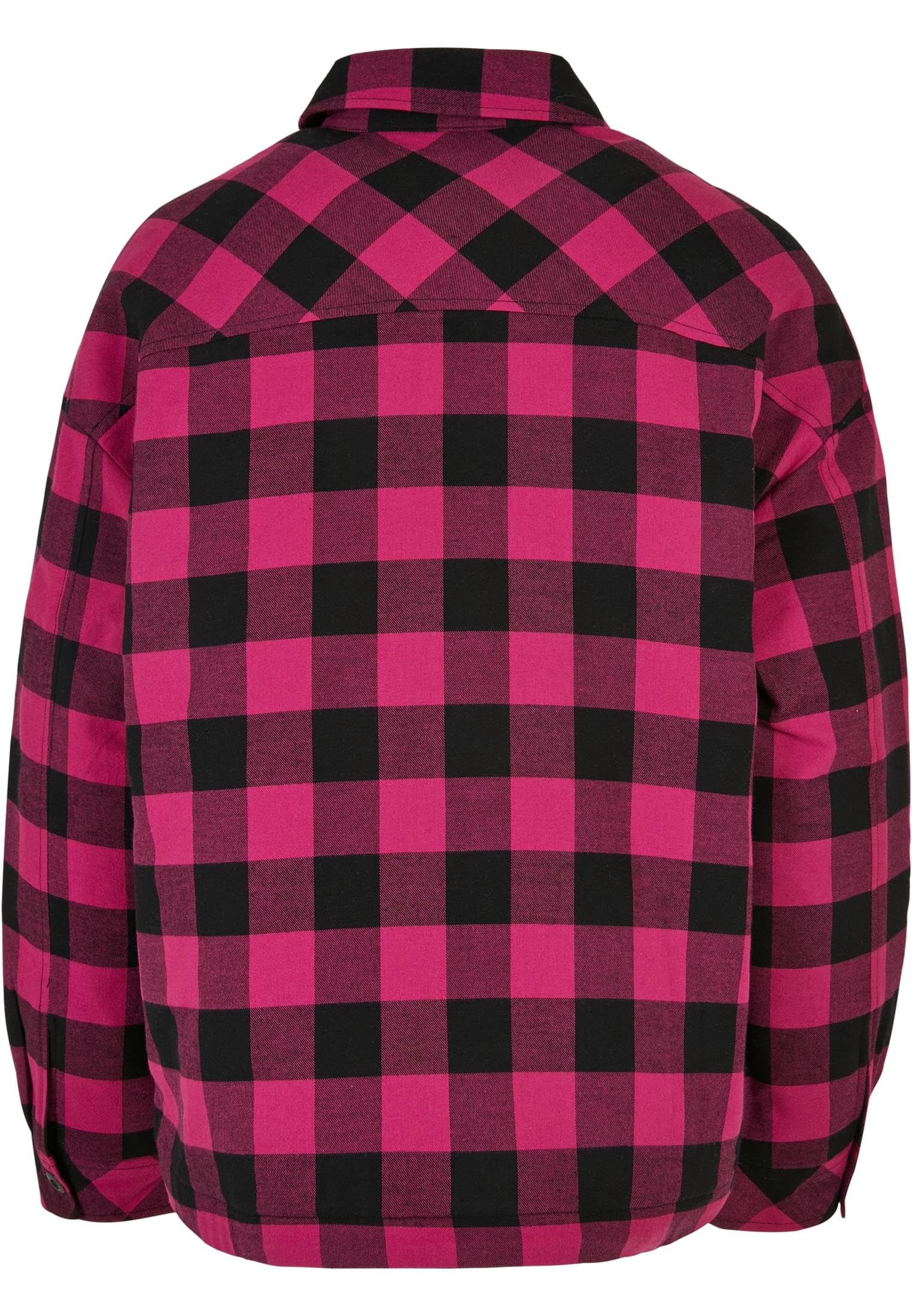 Urban Classics Damen Ladies Flanell Padded Overshirt
