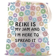 JNIAP Reiki Healing Gift Reiki is My Jam Tote Bag Meditation Gift Reiki Energy Spiritual Healer Gift