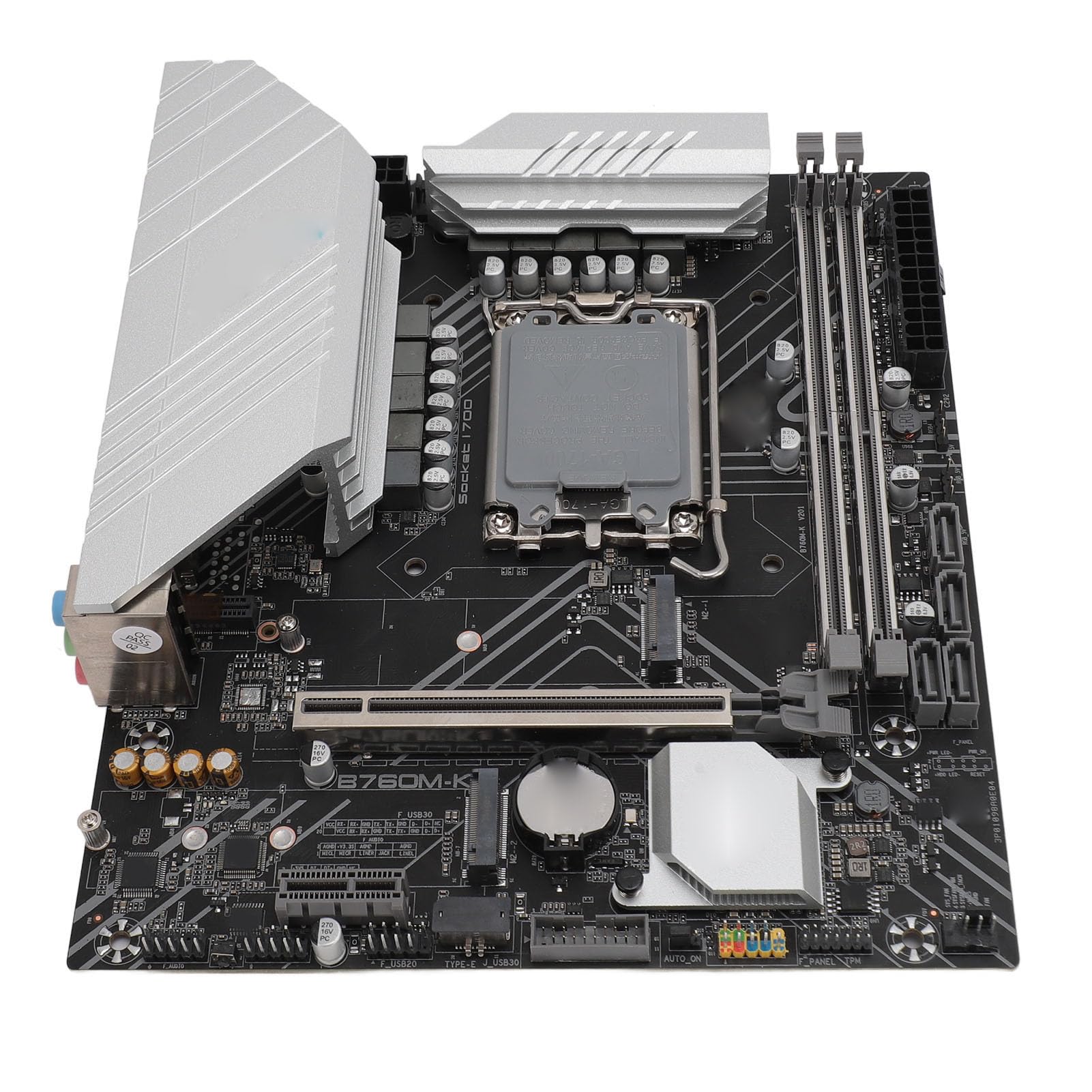 Płyta Główna B760M K DDR4 LGA1700, Płyta Główna MATX z Serii GEN12/13 z Gniazdem PCIe 4.0 M.2 SATA3.0 USB 3.0 do Gier