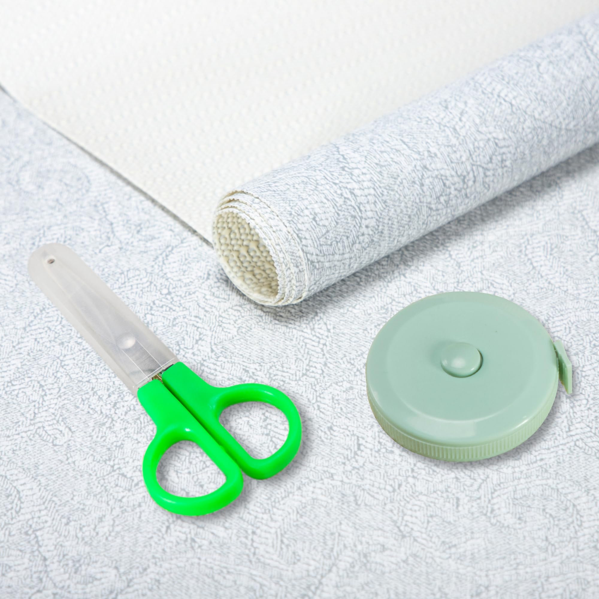 Revêtement d'étagère cuisine non adhésif lavable avec tapis de tiroir PVC pour meuble et commode