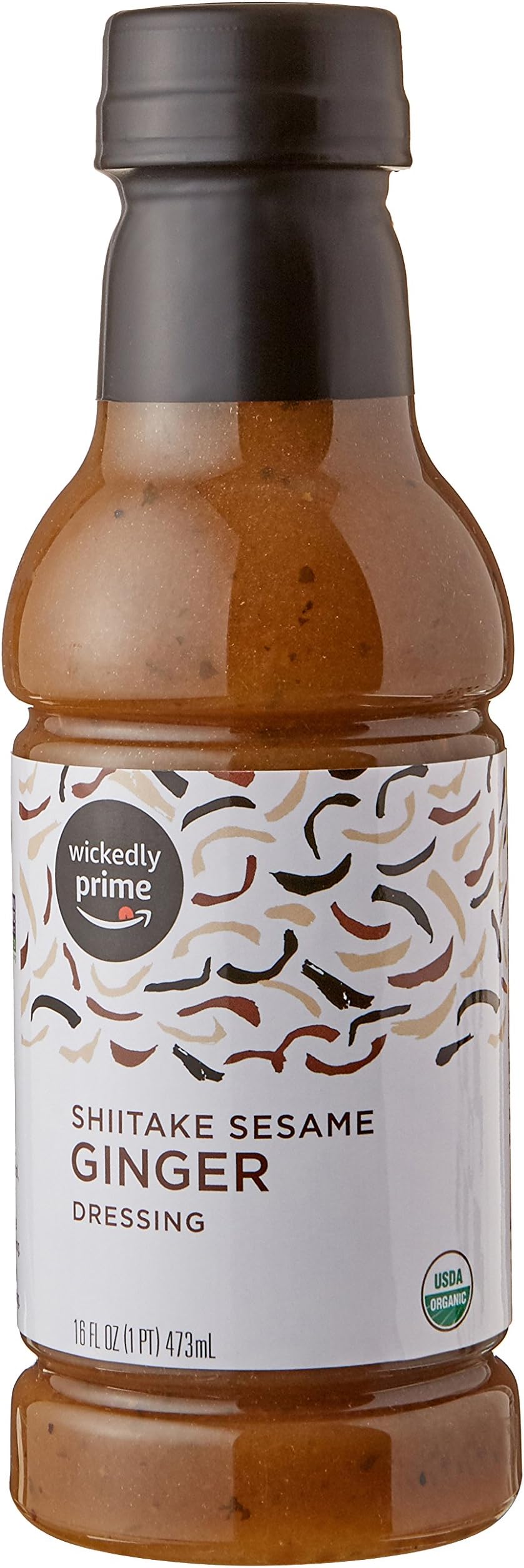 Wickedly Prime Organic Dressing, Shiitake Sesame Ginger, 16 Ounce