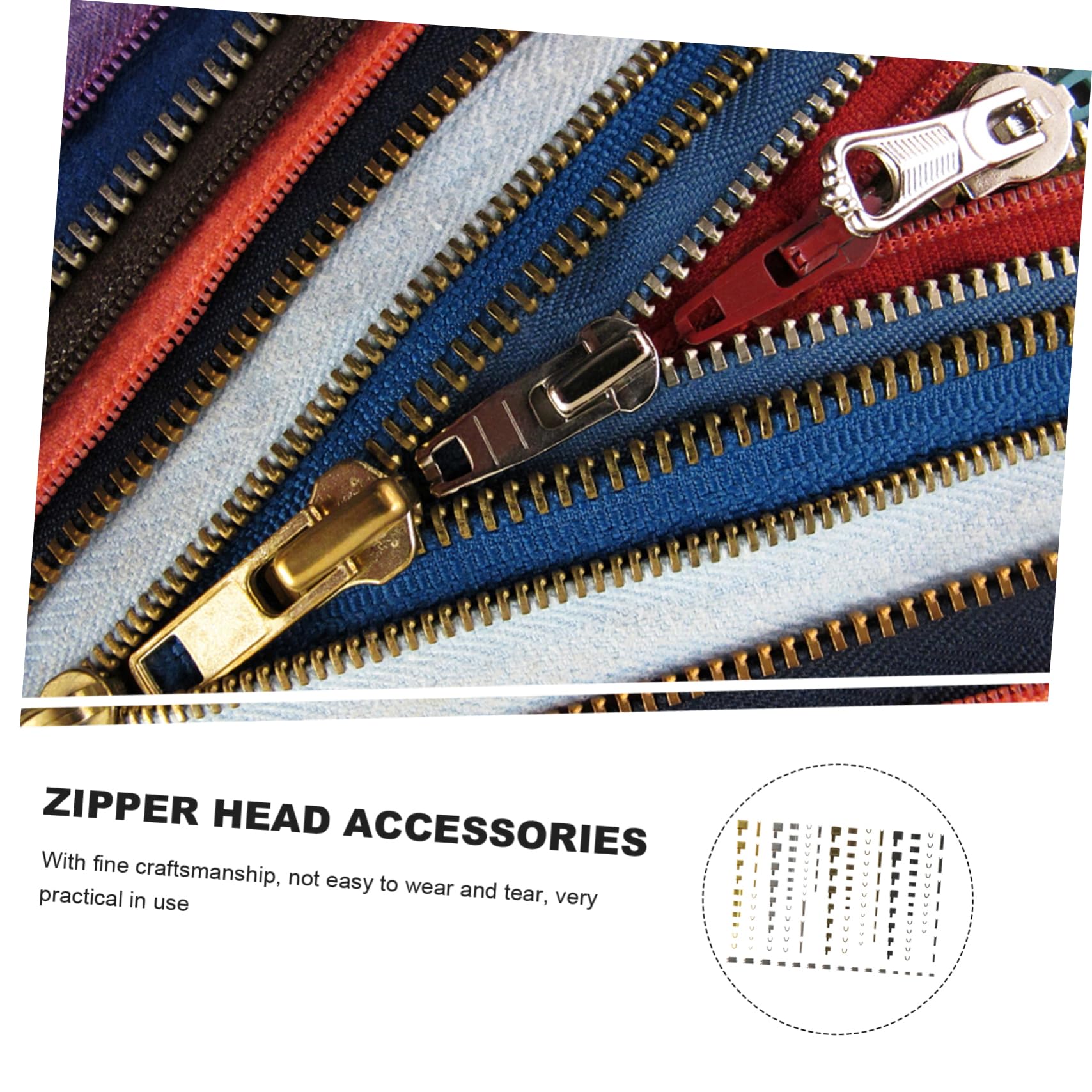 NUOBESTY 96sets Kit Di Riparazione Cerniere Accessori Per Sostituzione Cerniere Pin Inserzione Per Abbigliamento e Tende Soluzione Pratica Per Danneggiate