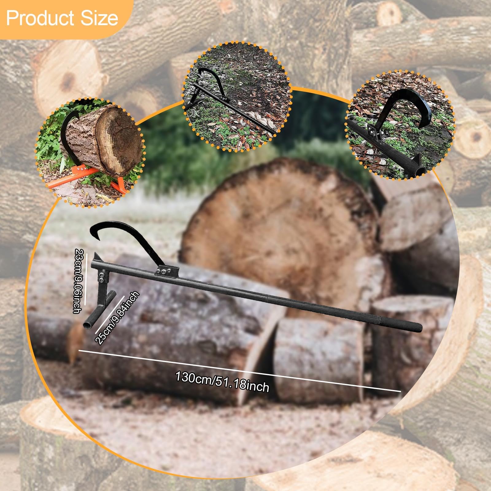 Lumberjack Log Lifter logni rulli di sollevamento e trascinamento dello strumento Struting Strumento Strumento di registrazione