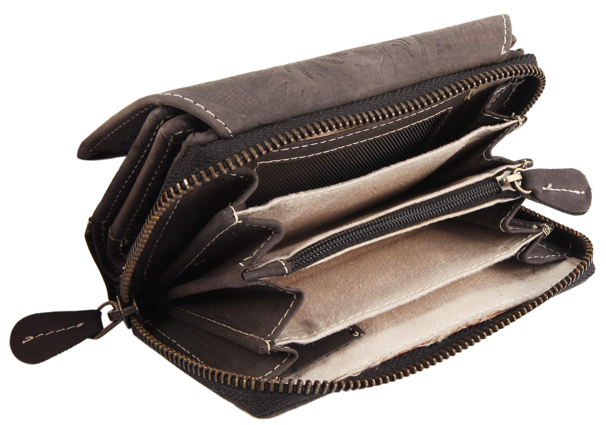 Akzent - Billetera, Monedero, Cartera de Mujer, Gris