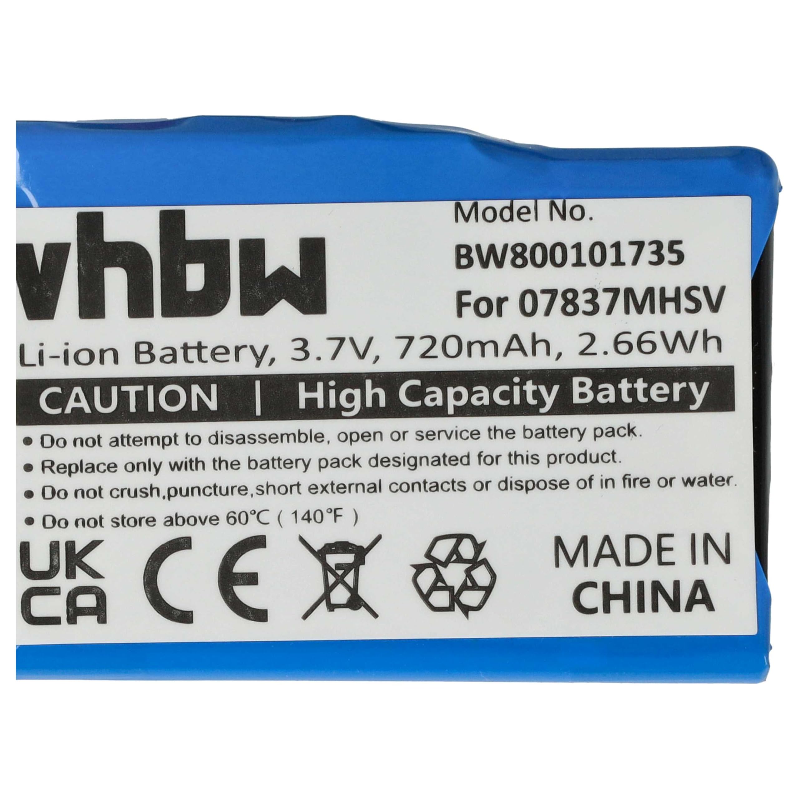 Vhbw Batterie Compatible Avec Rowenta X-plorer Série 20 Aqua RR6875, RR6875WH Aspirateur Noir 3000mah 14 4v Li Ion 87879685