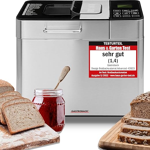 Gastroback 42823 Brotbackautomat aus Edelstahl