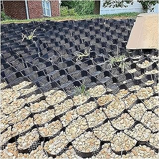 Garden Gravel Grid Stabilizer, Walkway/Driveway Heavy Duty Geocells Ground Grid, for Patio Path Grass Rocks Filling, 1 3 5 7 9 10 M Long (Size : 6x7M/19.7x23ft)