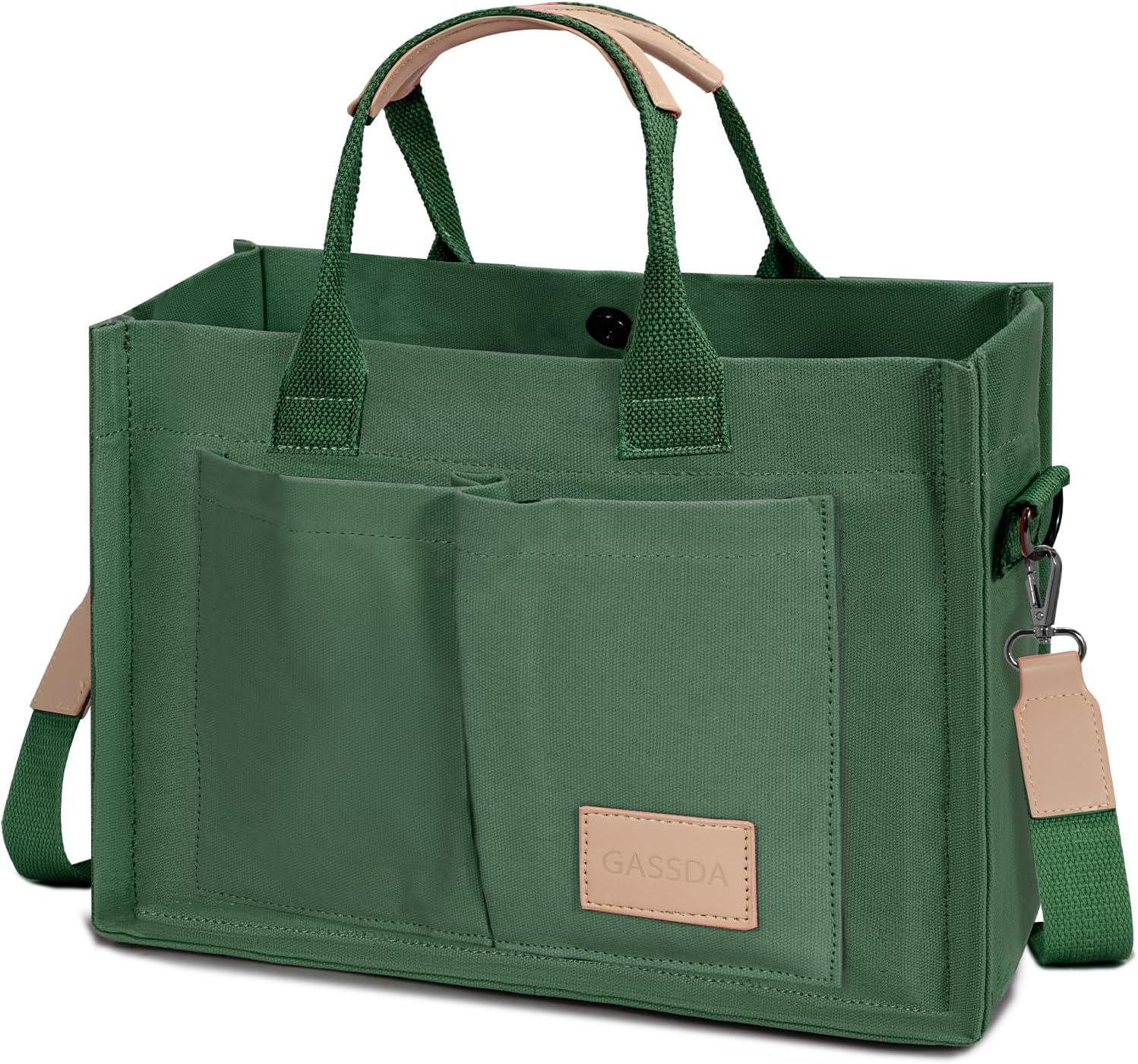 Tote Bags for Women Canvas Tote Purse Crossbody with Pockets Top Handle Shoulder Handbags Satchel Bags for Women