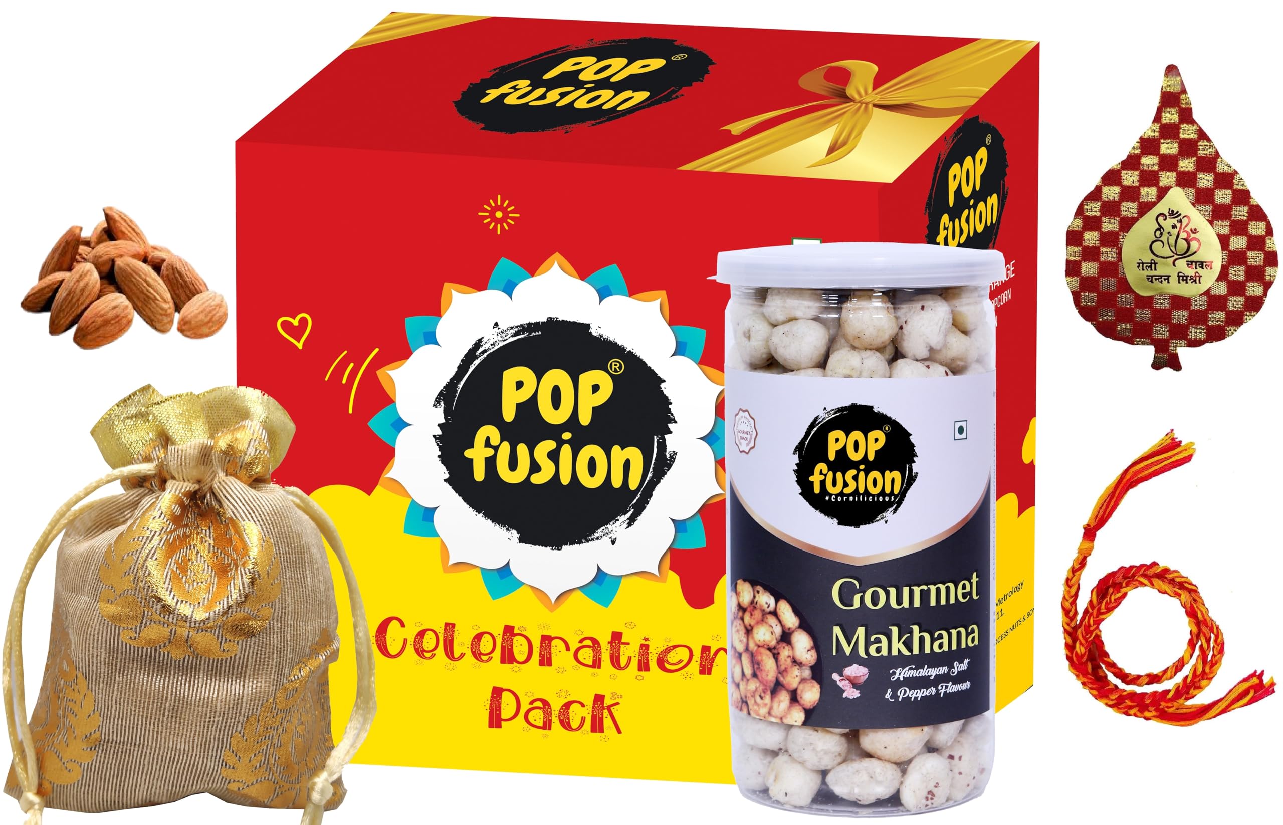 See full amazon price history chart for Bhai Dooj Gift Pack Roasted Salt & Pepper Makhana & Almond Badam Potli 100g with Bhai Dooj Silk Thread, Roli, Chawal, Chandan, Mishri in a Special Pack with Roli Chawal Chandan for brother Bhai Dooj Gift Pack Roasted Salt & Pepper Makhana & Almond Badam Potli 100g with Bhai Dooj Silk Thread, Roli, Chawal, Chandan, Mishri in a Special Pack with Roli Chawal Chandan for brother (B0CJS434H2) Amazon Price History, Amazon Price Tracker