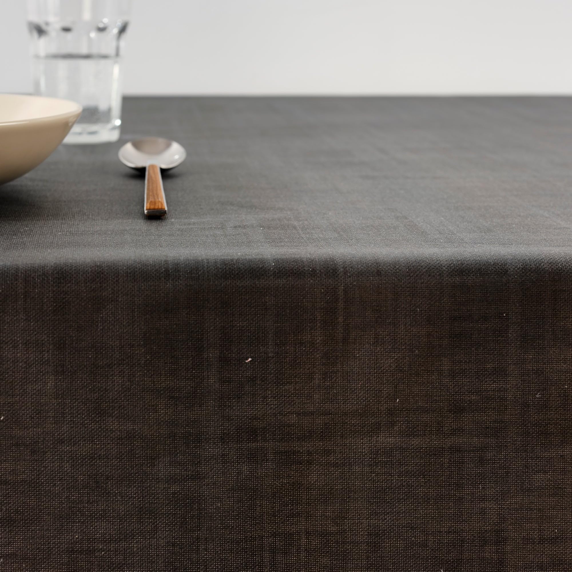 BELUM | Mantel XL 300x180 cm resinado 100% algodón orgánico; Mantel resinado NO Hule; Mantel Grande para Mesa Rectangular; Mantel sin rigidez; Mantel Impermeable