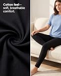 HUE Womens Wide Waistband Blackout Cotton Leggings, AssortedLeggings