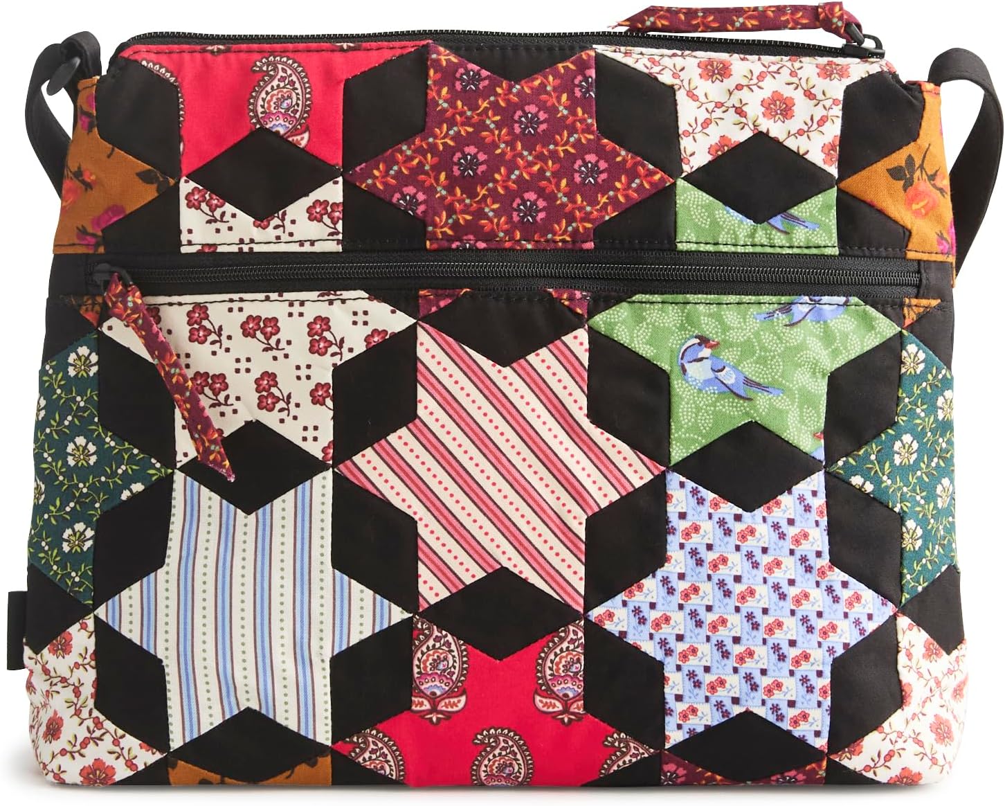 Vera Bradley Women's Premium Cotton Original Zip Hipster Crossbody Bag