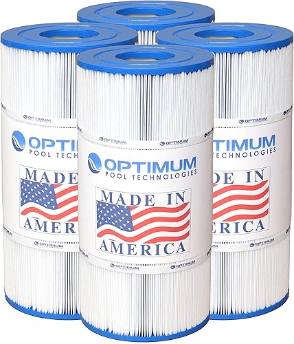 Optimum Pool Technologies Paquete de 4 filtros de piscina, repuesto compatible para cartuchos de filtro Pentair Clean & Clear Plus 240 178569,