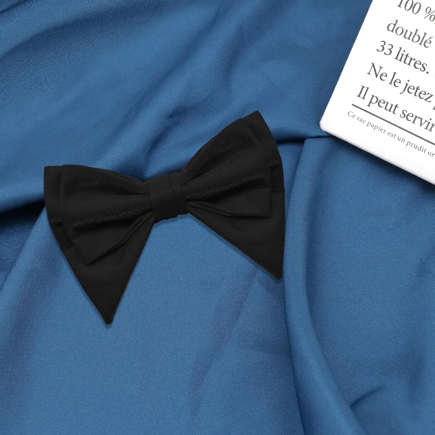 Oversized Bow Ties for Men, Satin Mens Bowties Adjustable Pre-tied Bowtie for Wedding Party Concert Date - Image 7