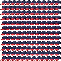 Vista 10 de Falari - 24/144 unidades de gorra de béisbol unisex, lisa y de tamaño ajustable, venta al por mayor