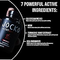 Vista 4 de Jocko Fuel Suplemento de apoyo articular - Glucosamina MSM para dolor articular, movilidad y flexibilidad con cúrcuma y boswellia (180 cápsulas)