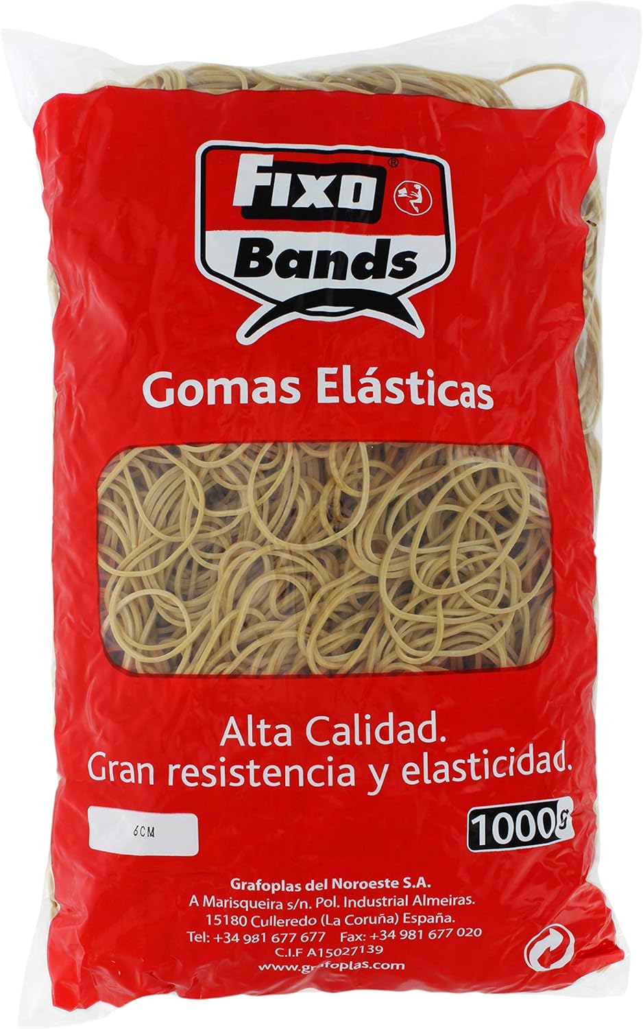 Fixo Elastic Bands B/1000Grs No.60