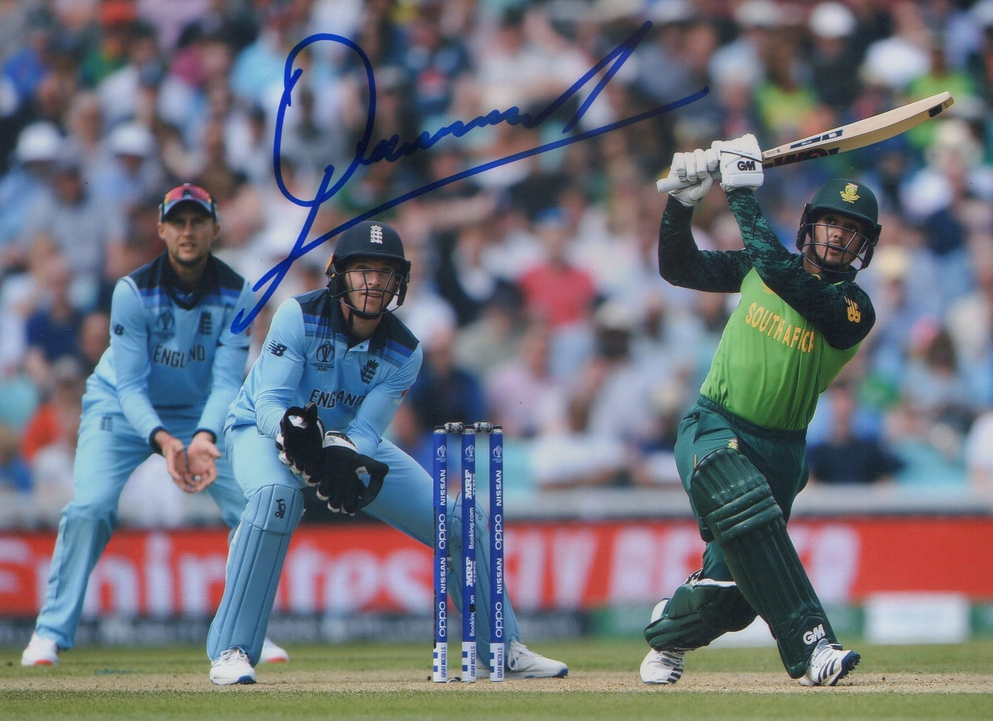 5x7 Inches Original Autographed Photo of South African Cricketer Quinton de Kock-image-23
