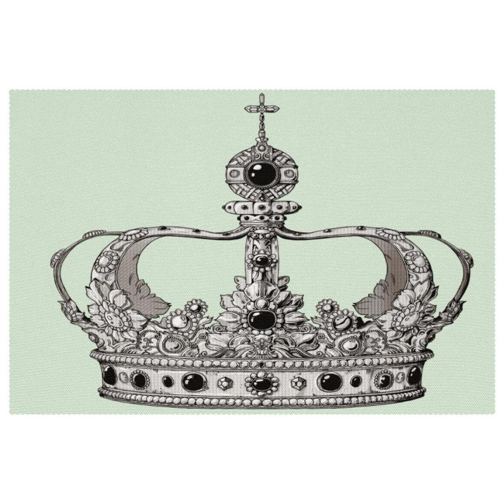 Sets de table Gem Crown lot de 6 pièces antidérapants pour la salle à manger 30x45 cm