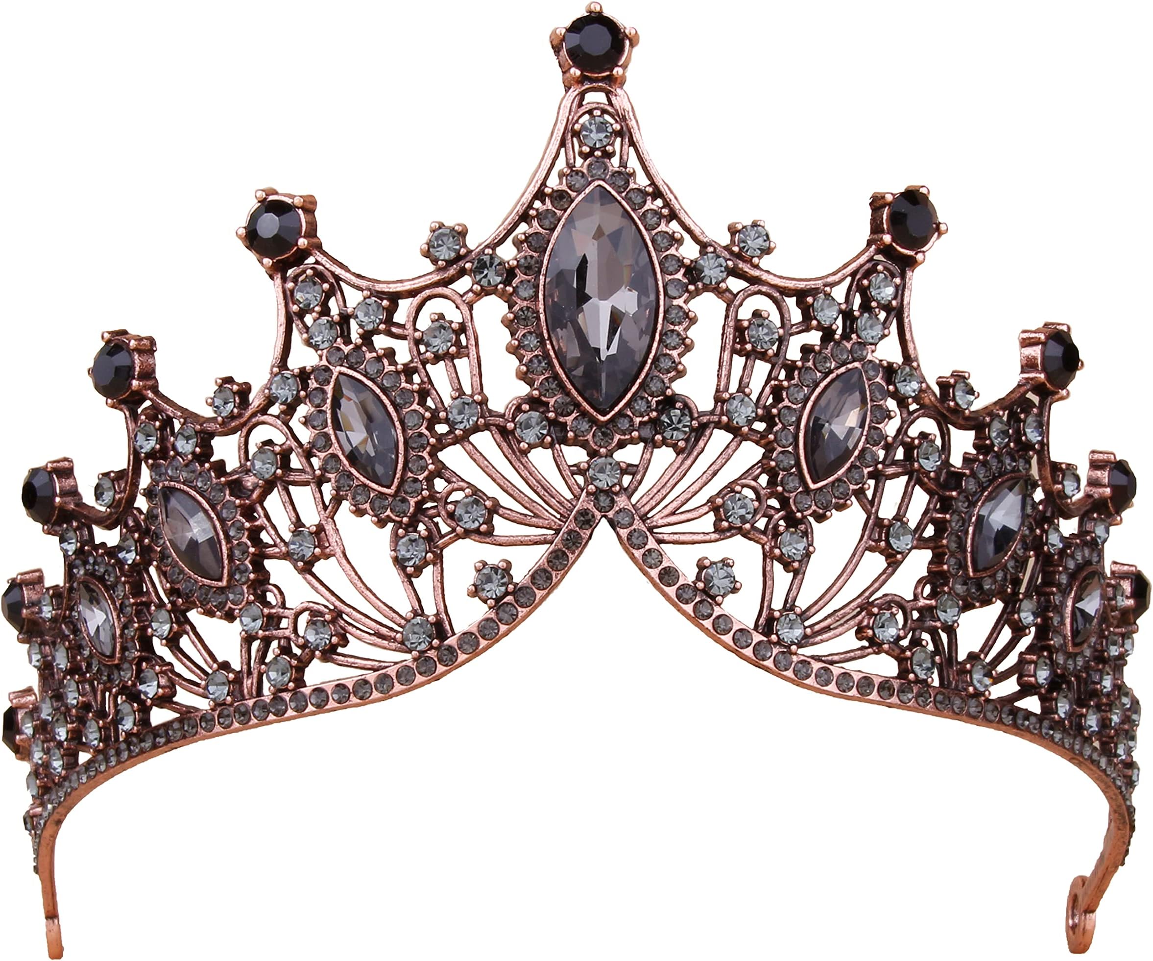 Vofler Krone Gold Mit Kristall - Für Braut & Prinzessin