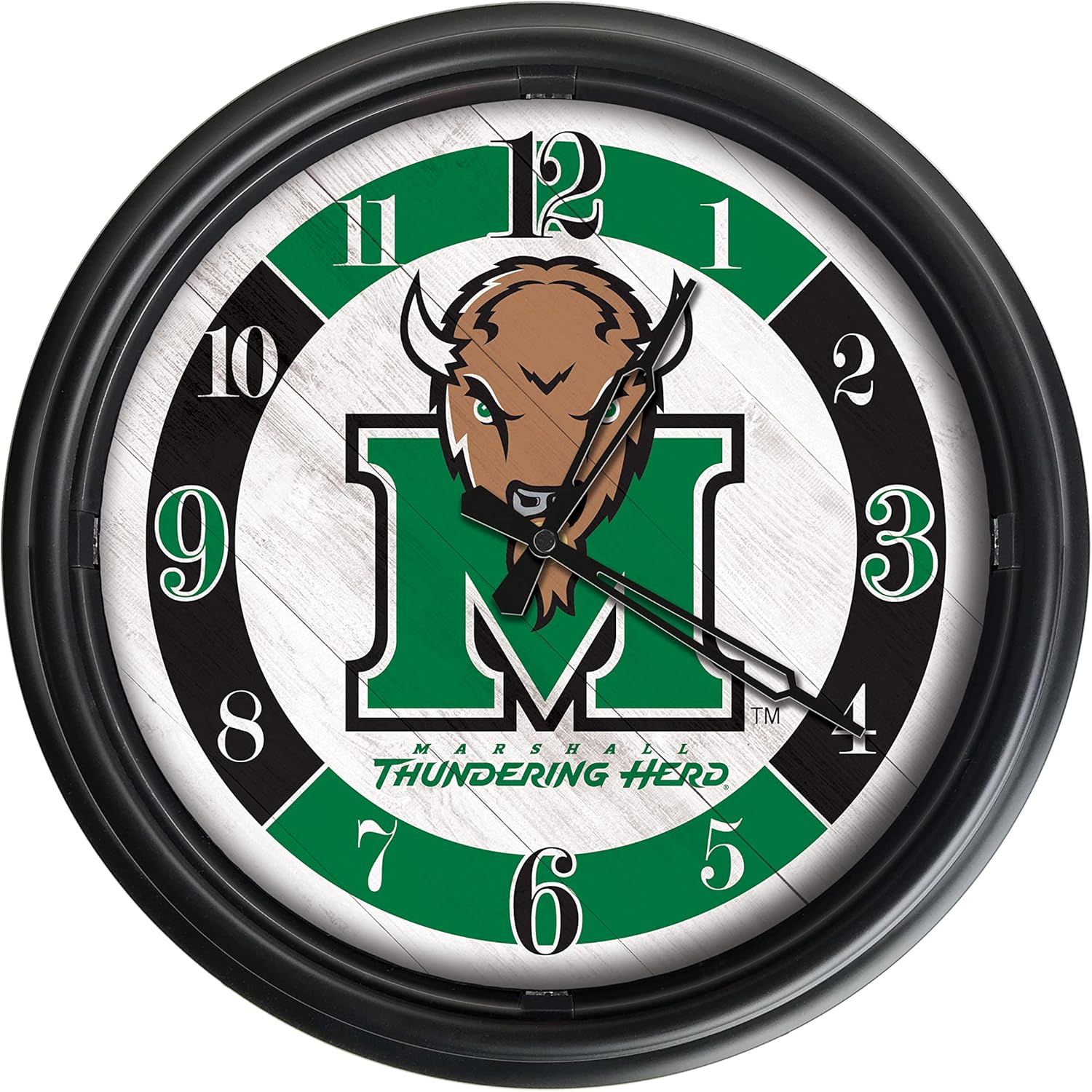 HBS Marshall University Indoor/Outdoor LED Wall Clock
