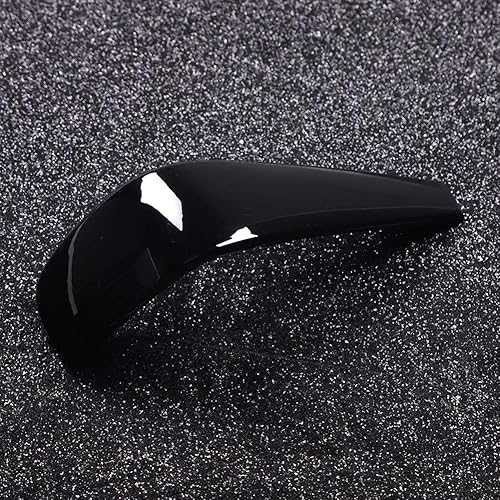 Miniatura 7 de Fydun Cubierta para pomo de palanca de cambios, cubierta de marco de la cabeza de la palanca de cambios, color negro piano ABS, para 1 serie E90 E92