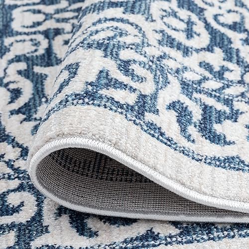 Miniatura 6 de Alfombra de área pequeña de 2 x 3 – Alfombras tradicionales para sala de estar y dormitorio, comedor, entrada, vestíbulo, alfombra - Alfombras para