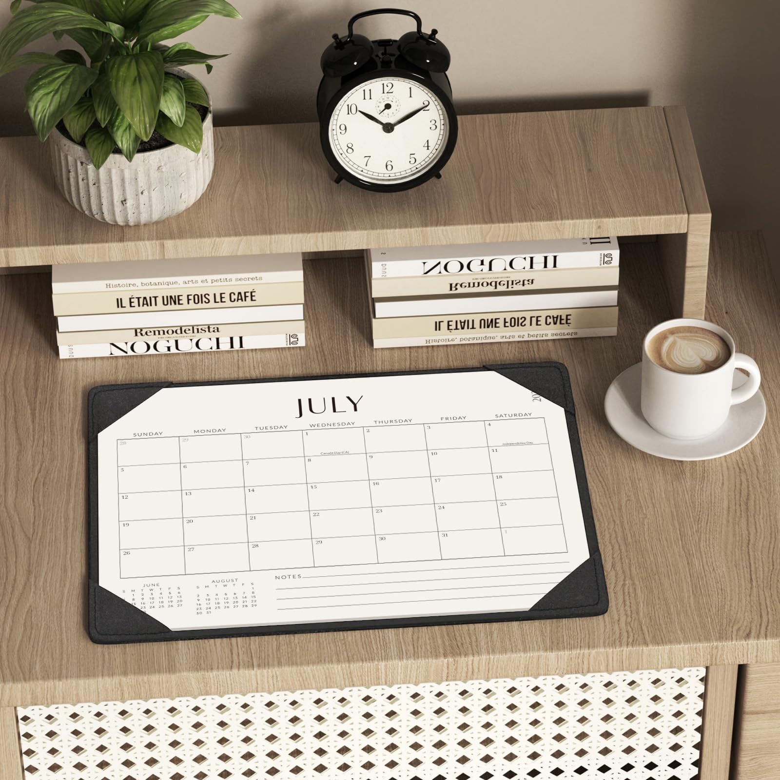 Jotsome Schreibtischkalender 2026 - 2027 mit Schreibtischunterlage, Schreibtischunterlage Kalender von Juli 2026 bis Dezember 2027, 35,6 x 26,7 cm, Schreibtischunterlage Kalender für Zuhause und Büro