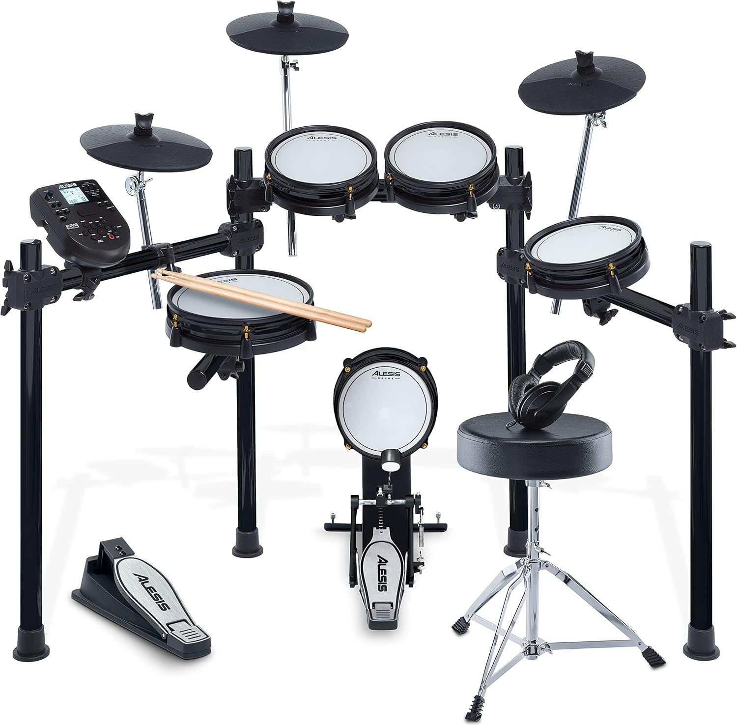 Alesis Drums Surge Mesh SE Kit and Drum Essentials Bundle