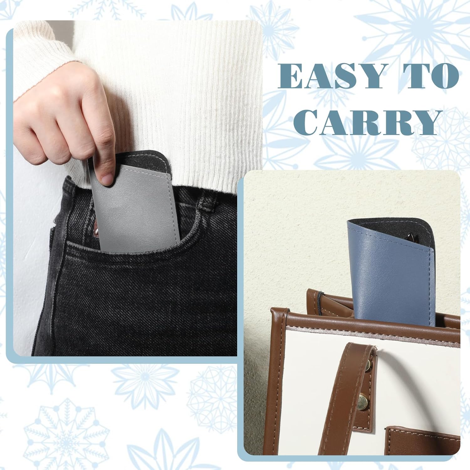 5 Pack Soft Glasses Cases Leather Eyeglass Cases Travel Sunglasses Bags Reading Glasses Pouches Portable Eyewear Cases for Women Men Keys Jewelry Credit Cards - Image 6